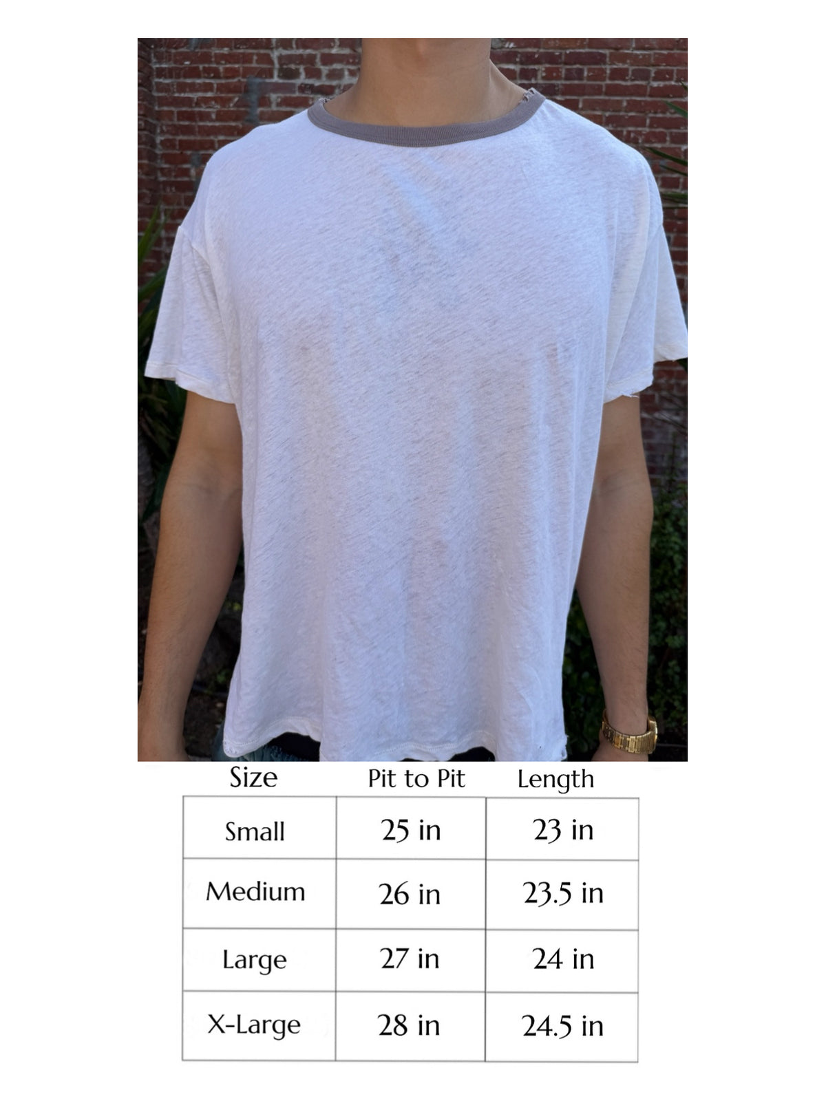 Two Tone Ringer Tee