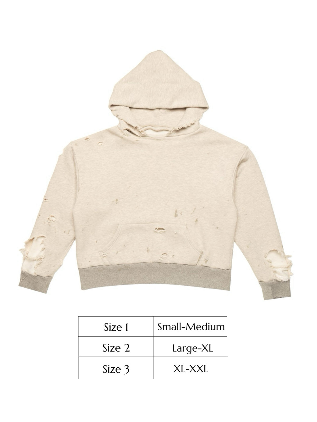 Two Tone Afterhood Hoodie