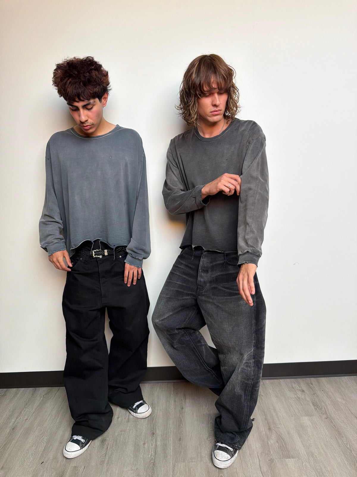Chopped Longsleeve Faded Black