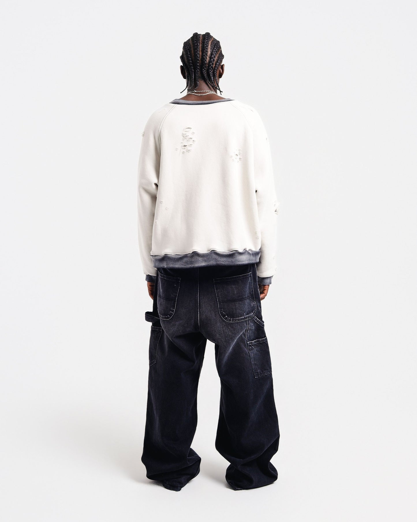 Two Tone Thermal Crewneck