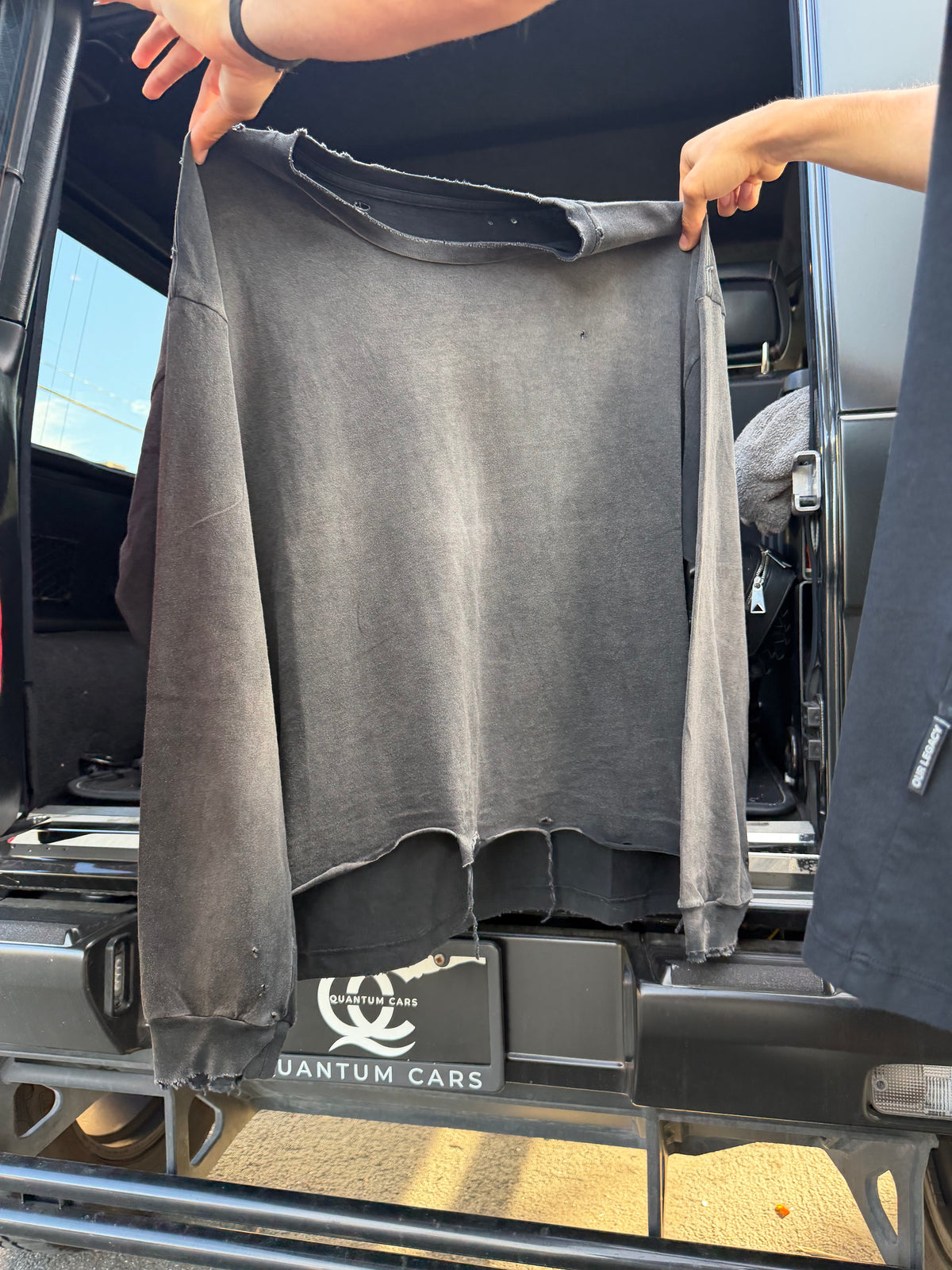 Chopped Longsleeve Faded Black