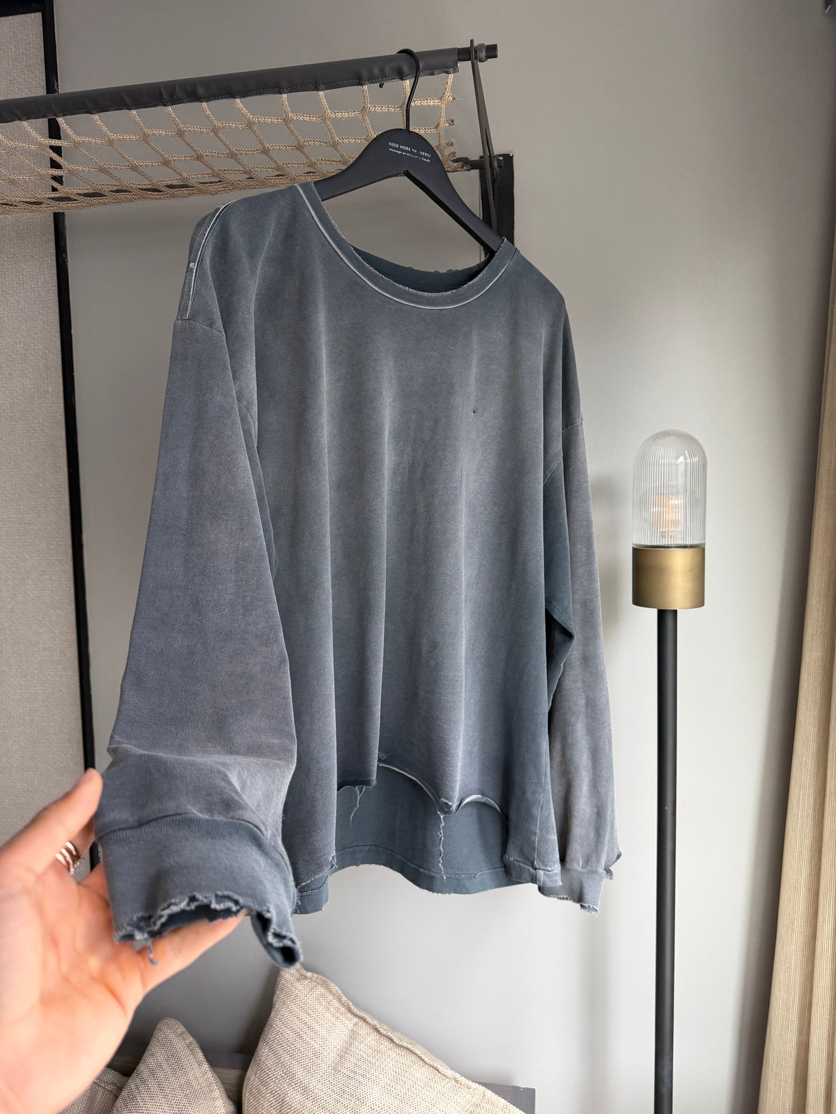 Chopped Longsleeve Charcoal