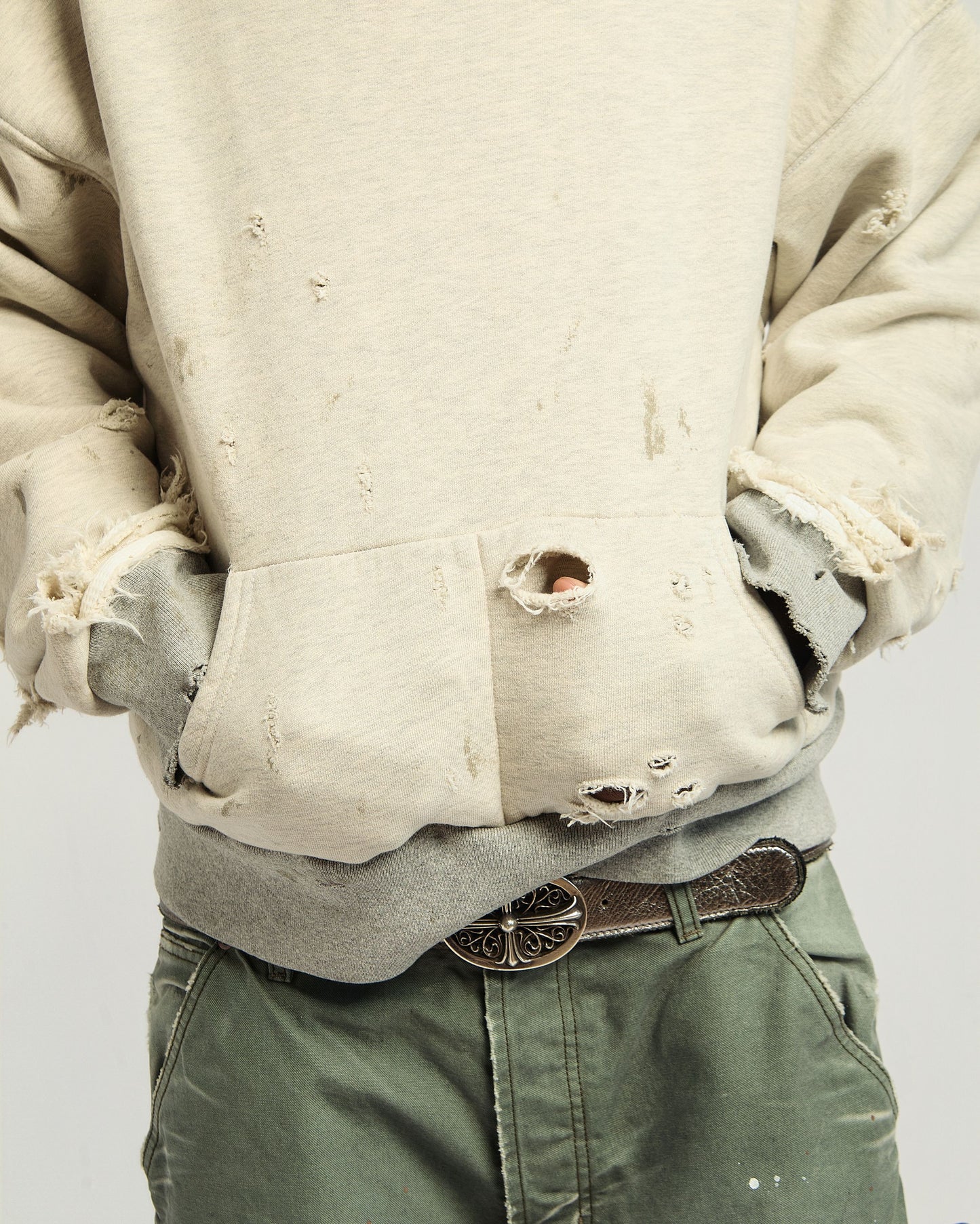 Matte Silver Belt Strap