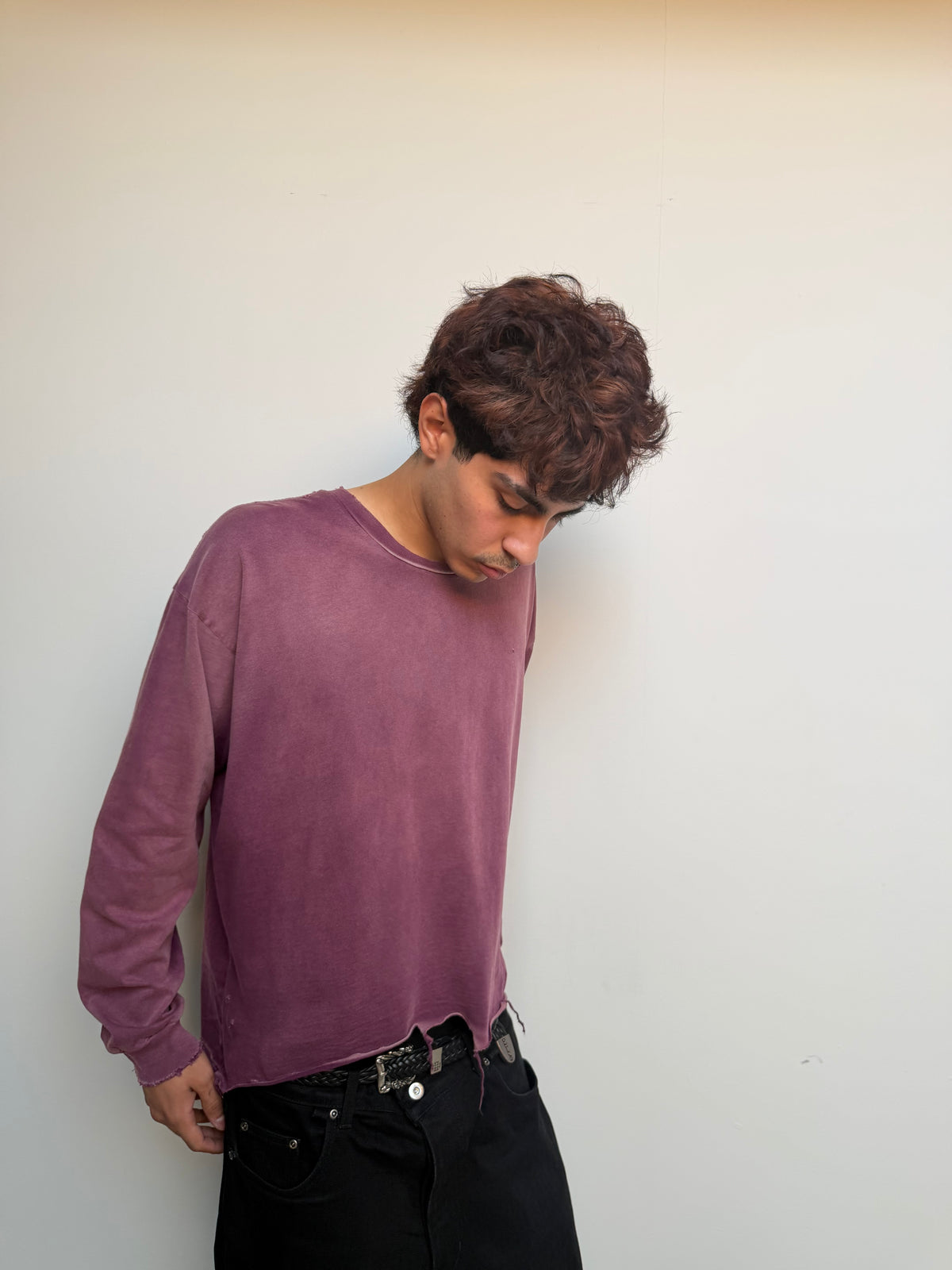 Chopped Longsleeve Wine Red