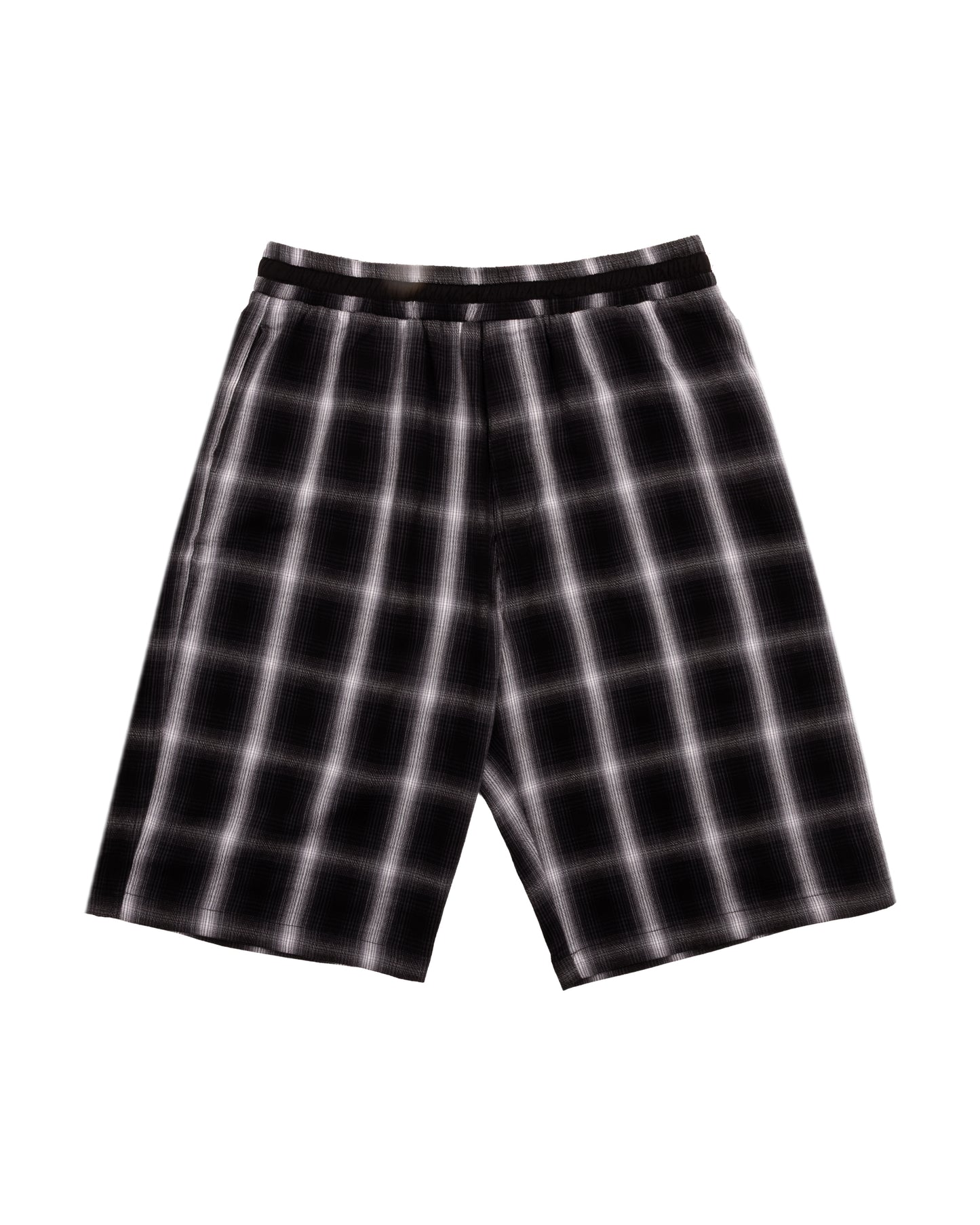 Japanese Black & White Plaid Shorts