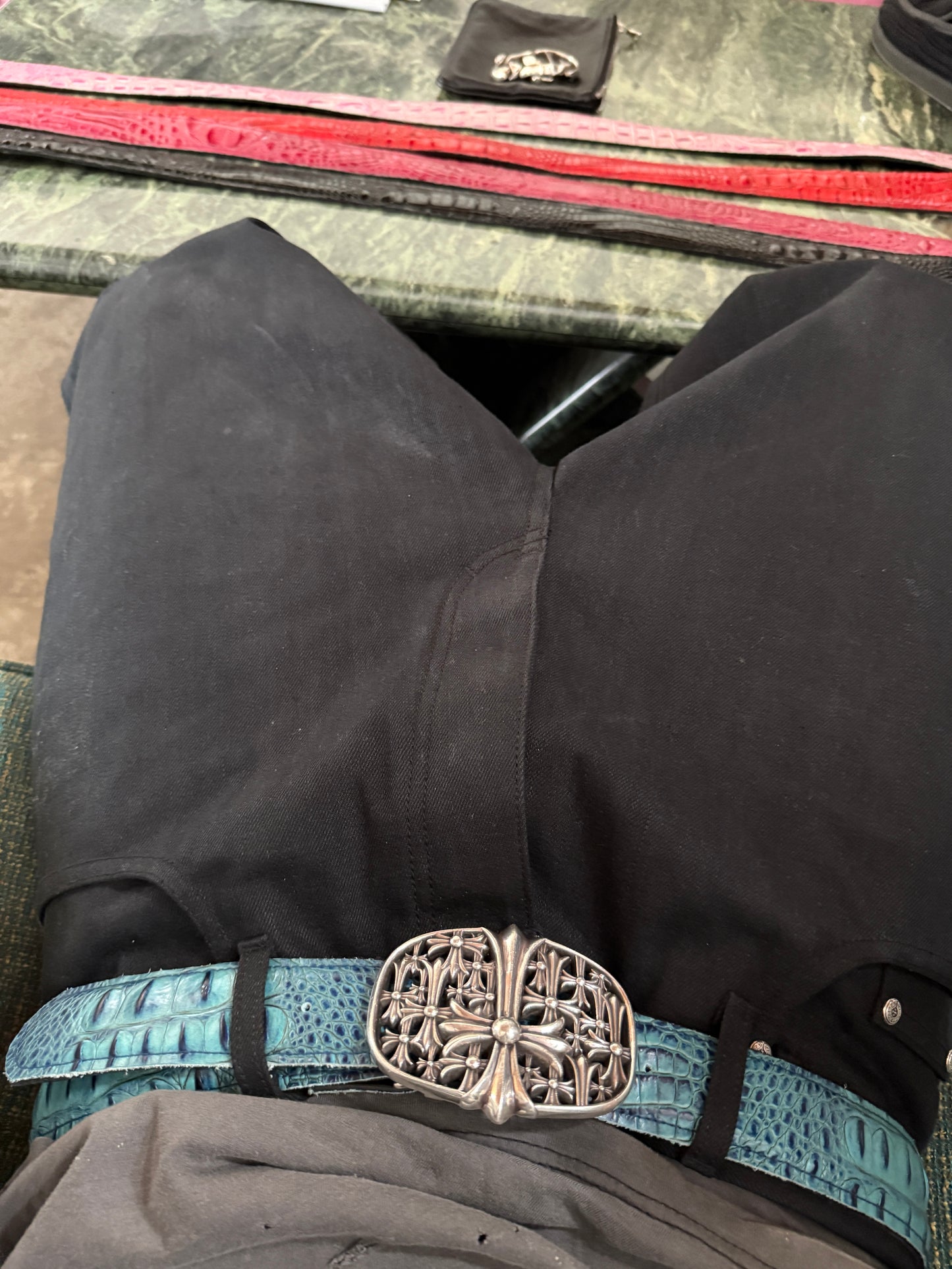 Ice Blue Gator Strap