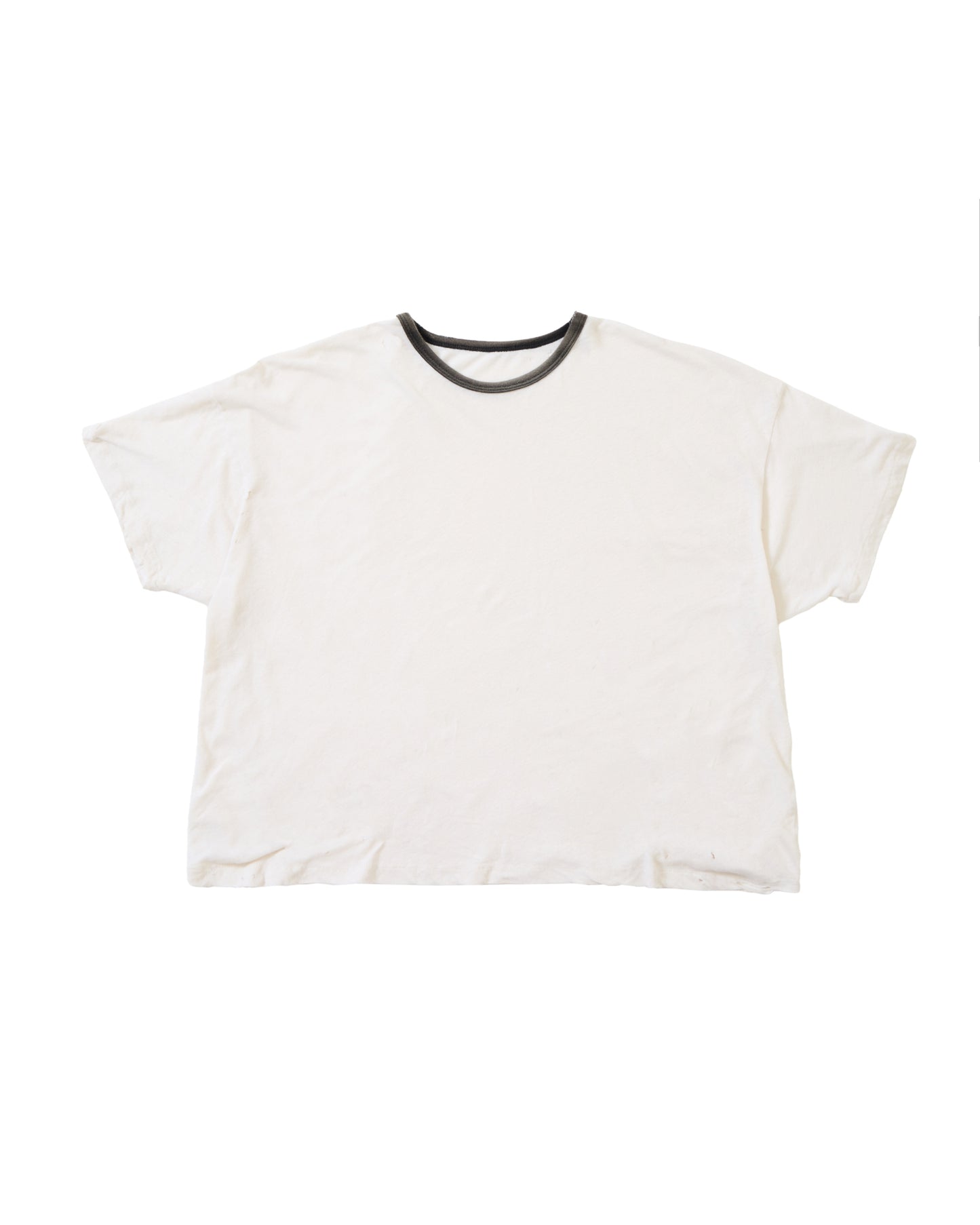 Two Tone B&W Ringer Tee