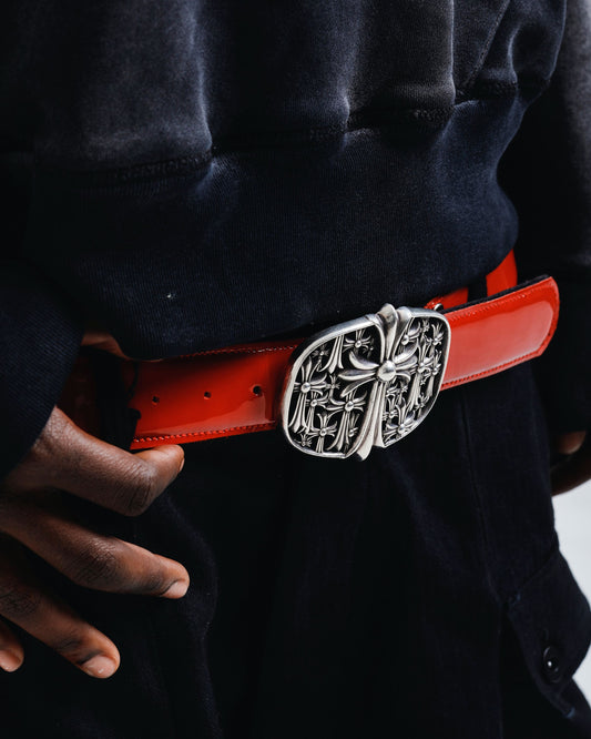 Patent Red Belt Strap