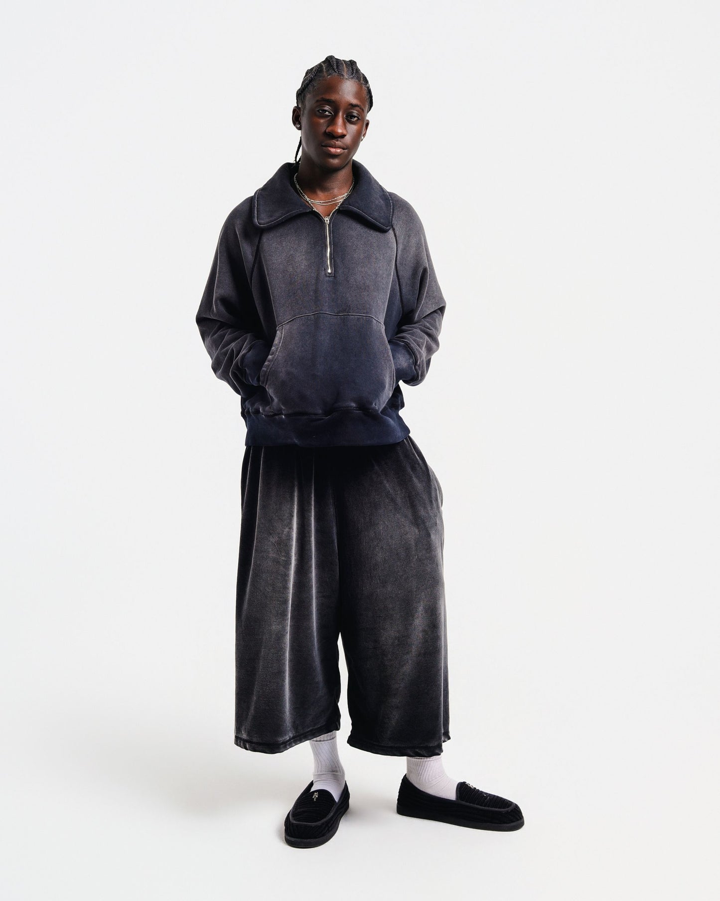 Faded Velour Sweatshorts