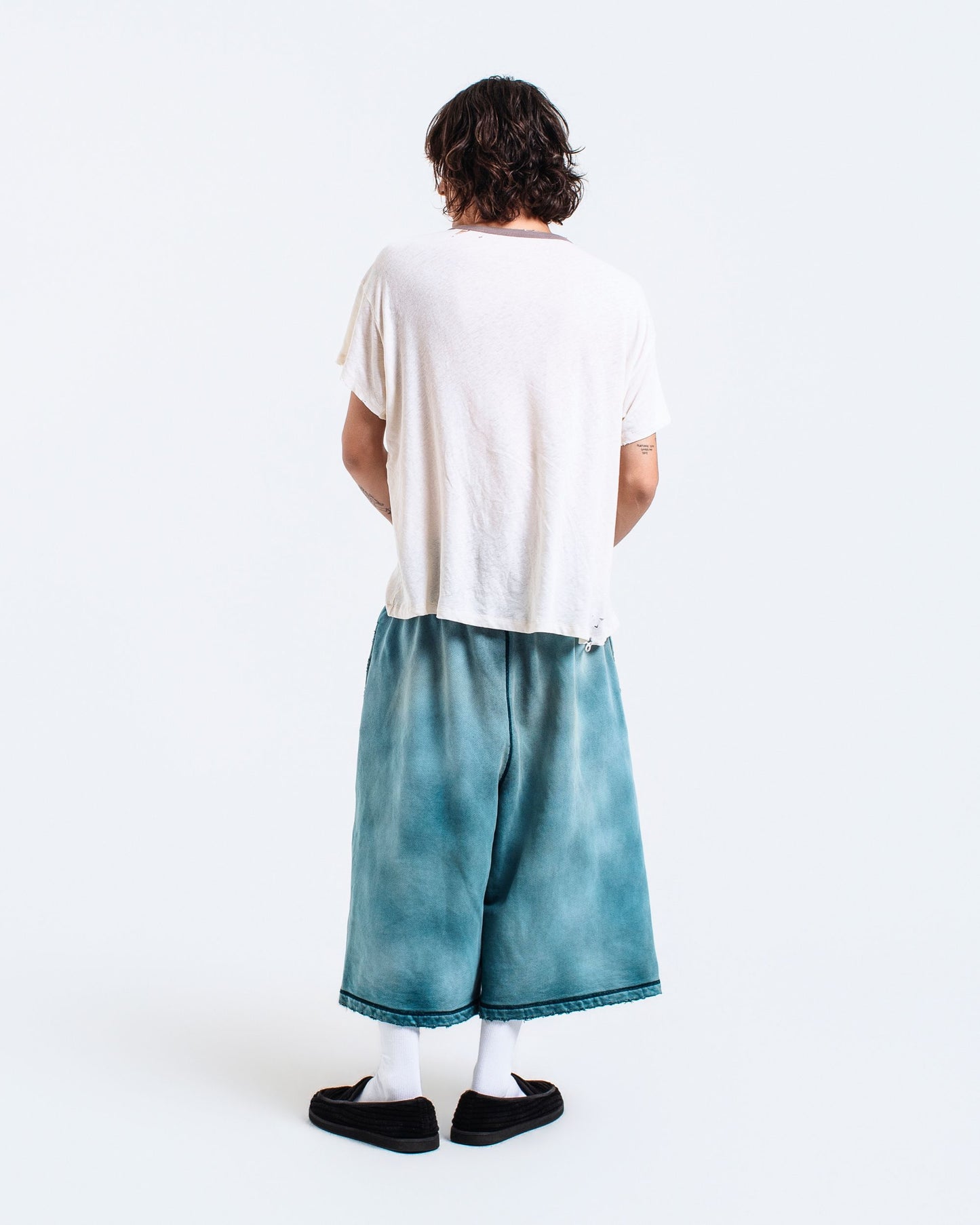 Teal Sweatshorts