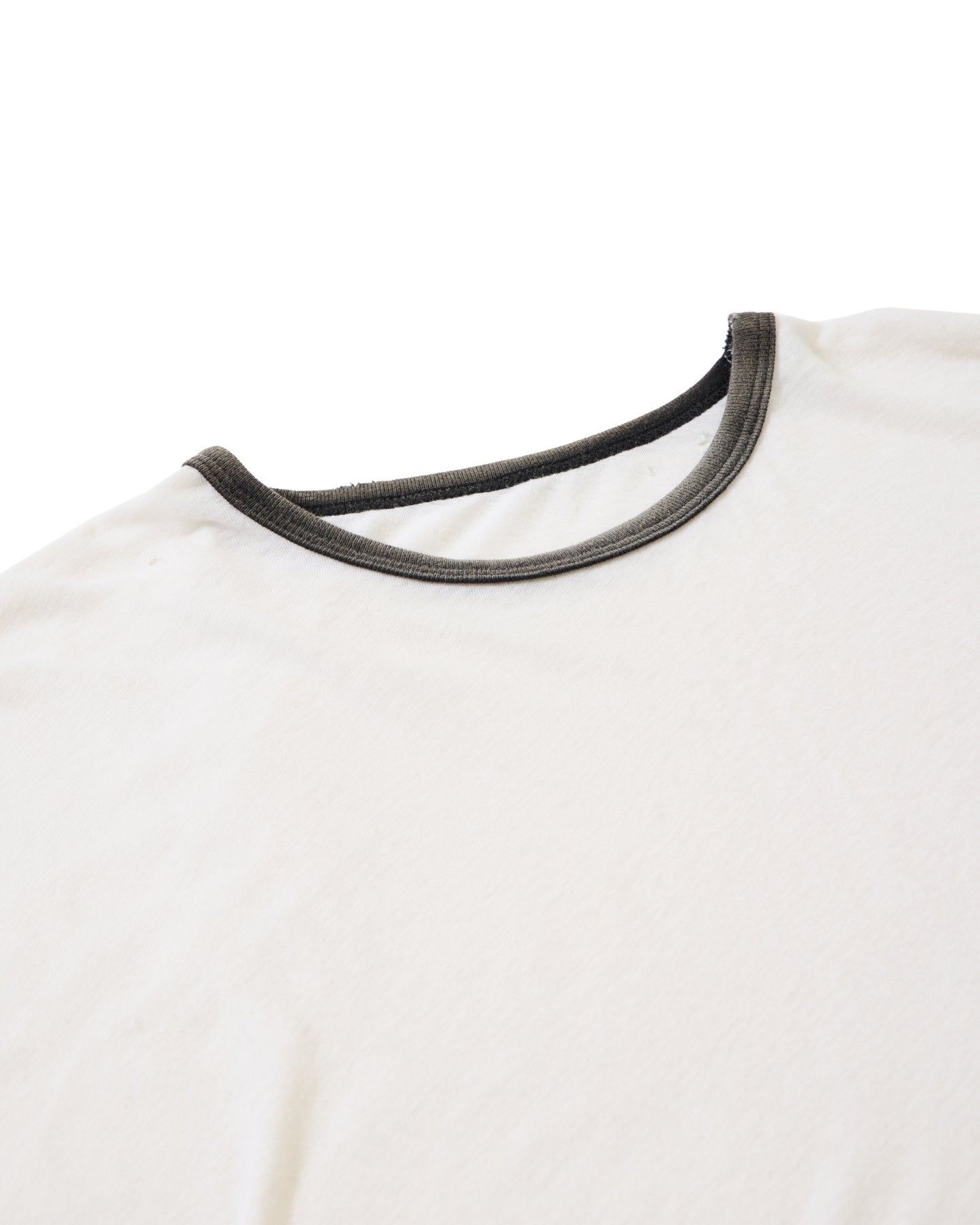 Two Tone B&W Ringer Tee