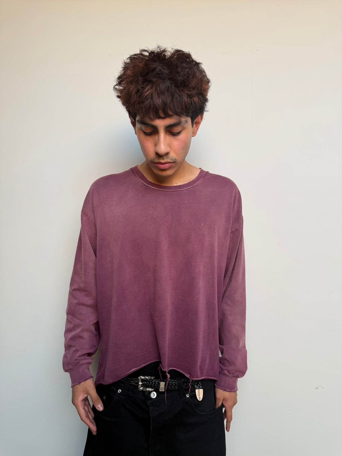 Chopped Longsleeve Wine Red