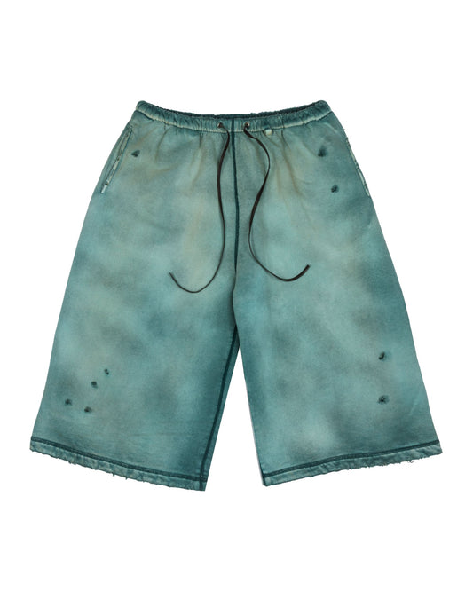 Teal Sweatshorts