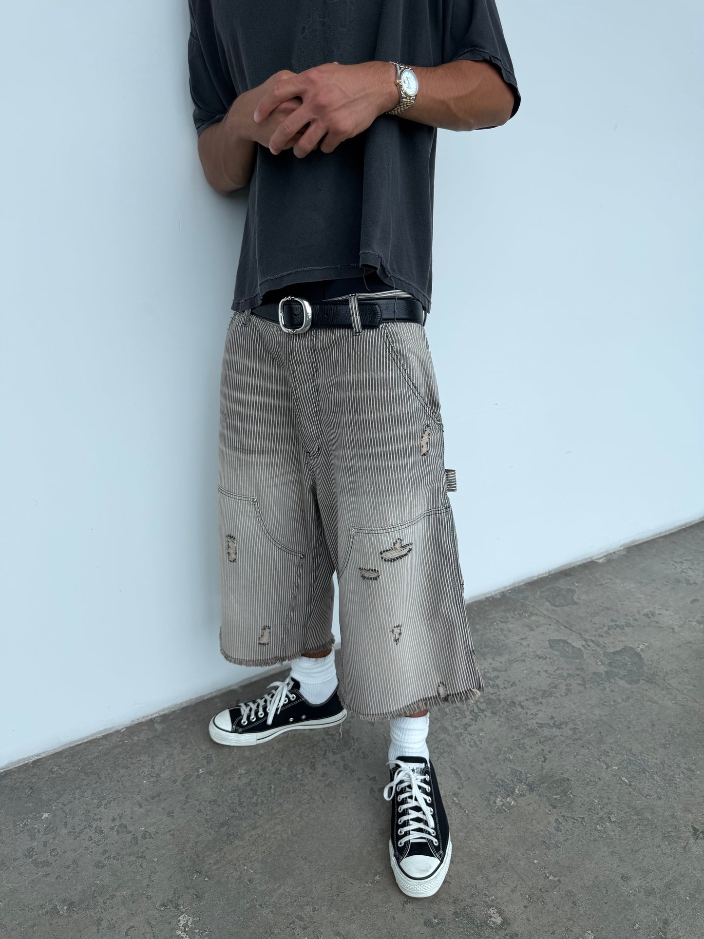 Black Hickory Doubleknee Capris