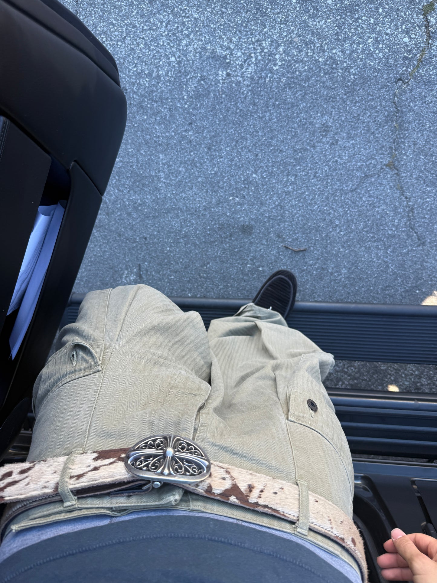 Brown Cowhide Strap