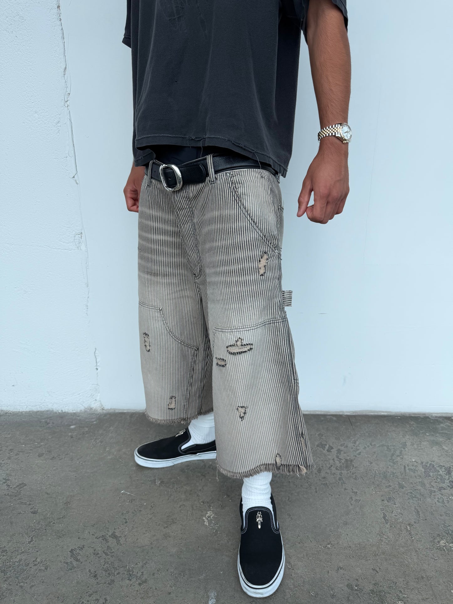 Black Hickory Doubleknee Capris