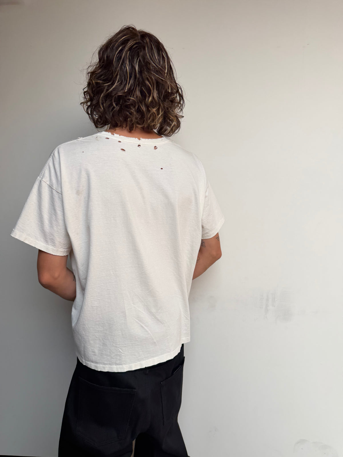 V3 Bagged Tee Vintage White