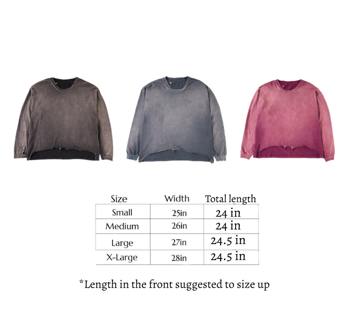Chopped Longsleeve Faded Black