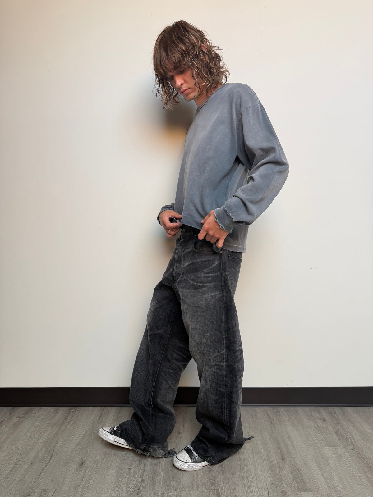 Chopped Longsleeve Charcoal