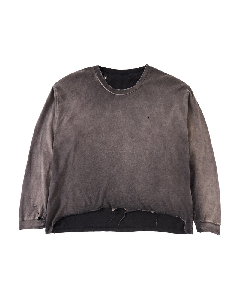 Chopped Longsleeve Faded Black