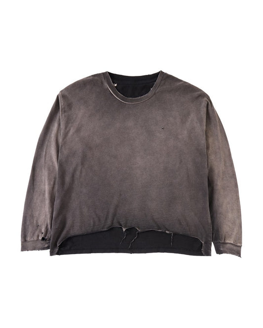Chopped Longsleeve Faded Black