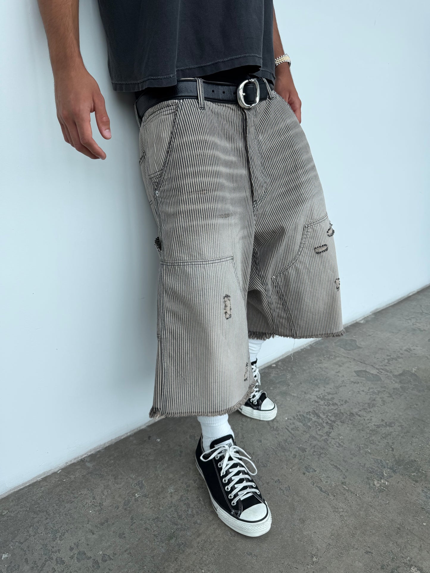 Black Hickory Doubleknee Capris