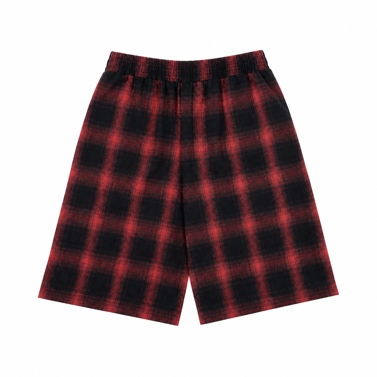 Japanese Plaid Shorts Red & Black