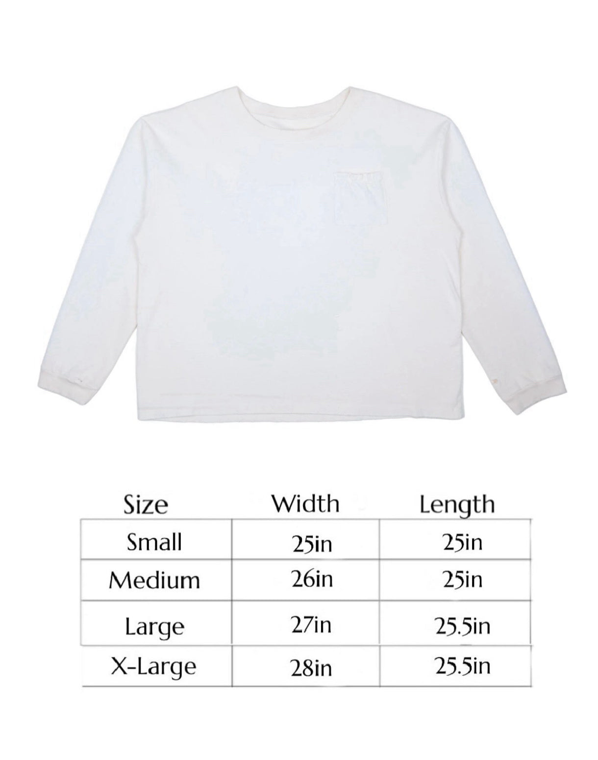 Bone White Longsleeve