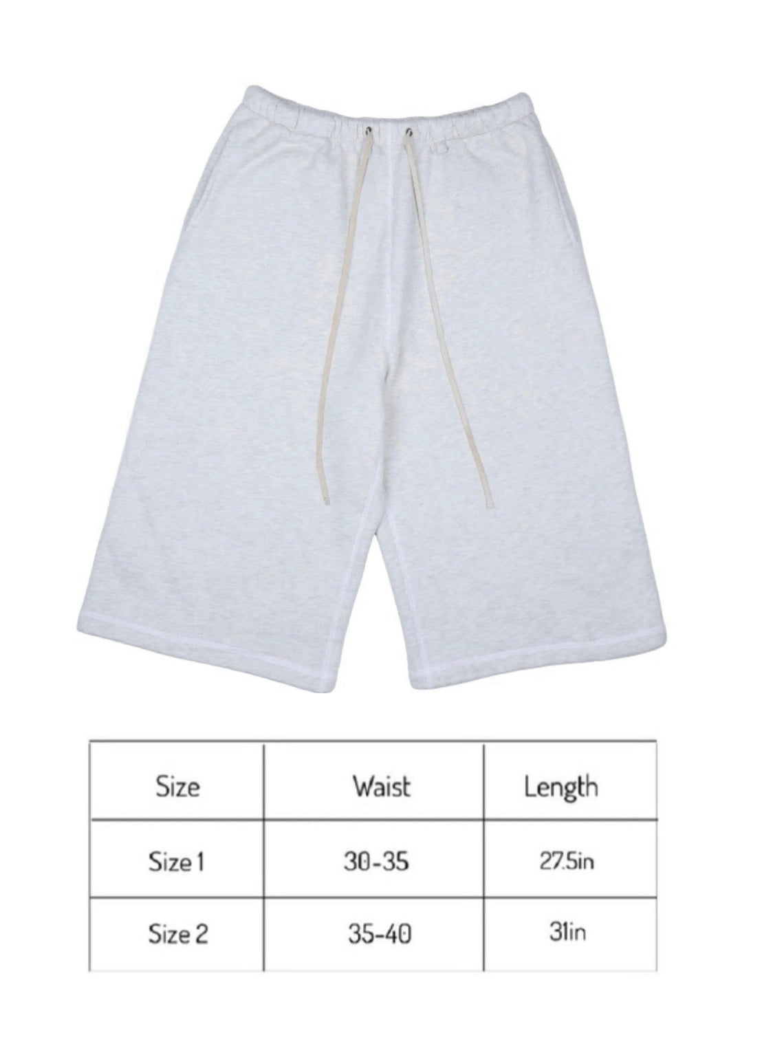 Oatmeal Grey Sweatshorts