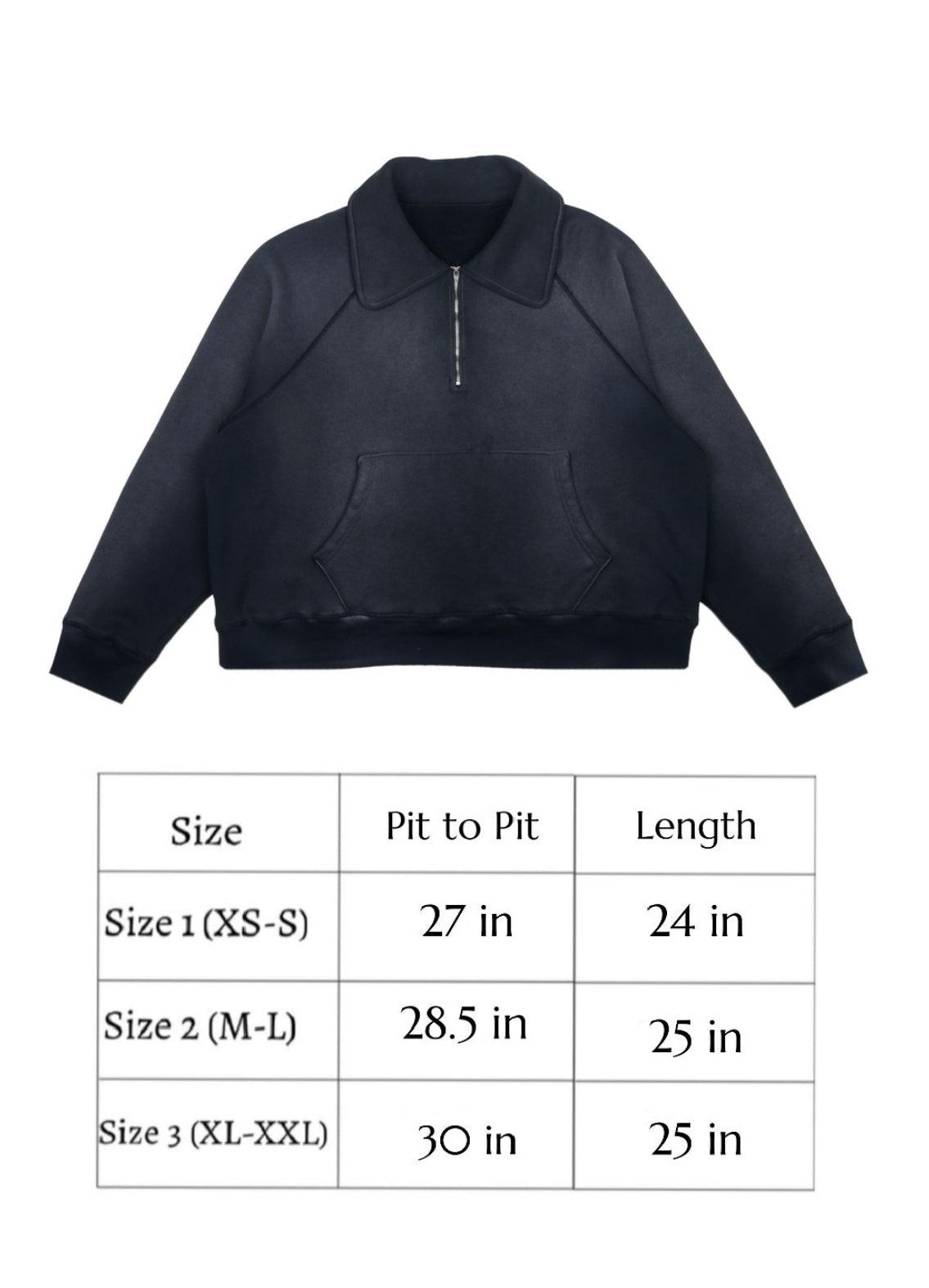 Faded Raglan Cut QZ