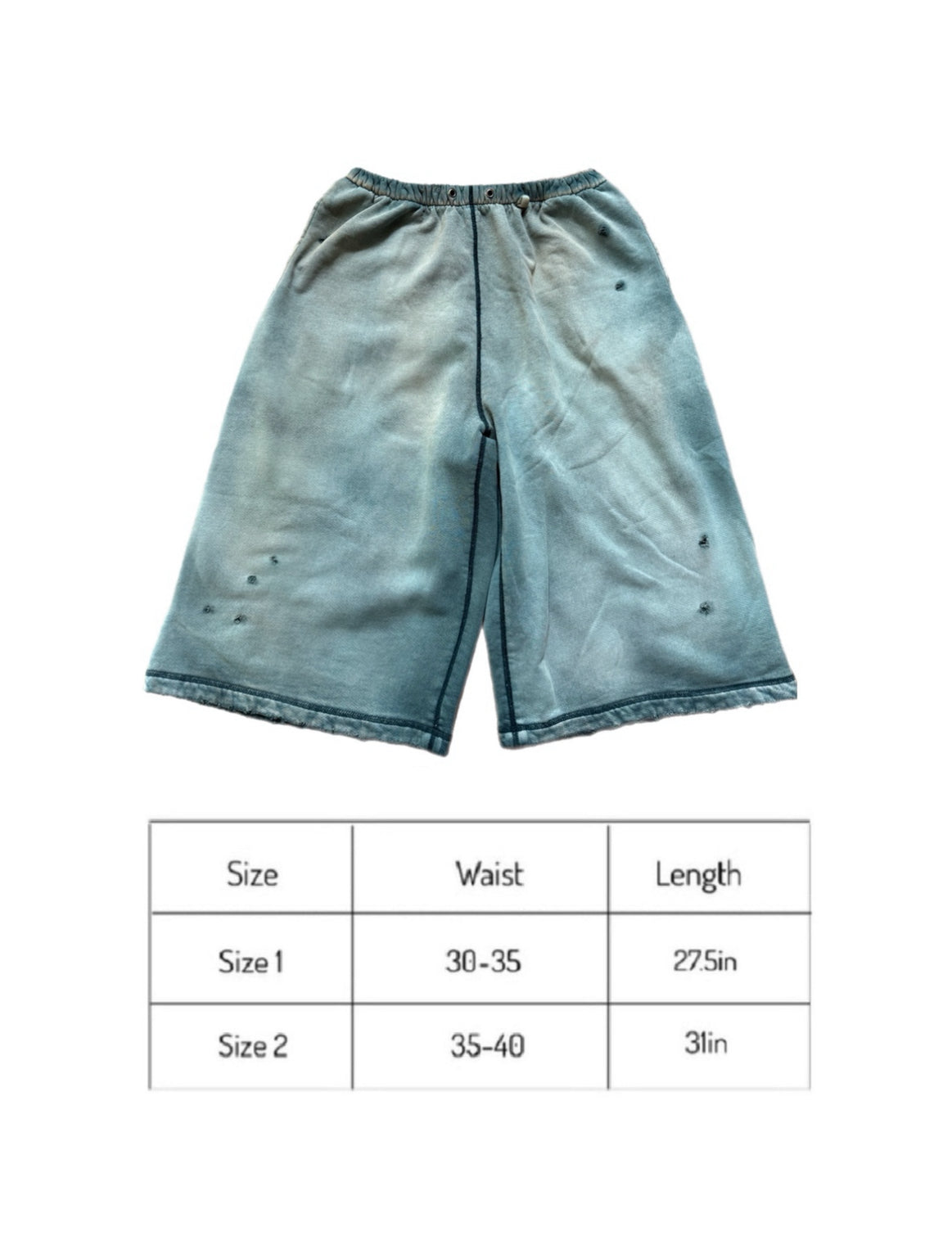 Teal Sweatshorts