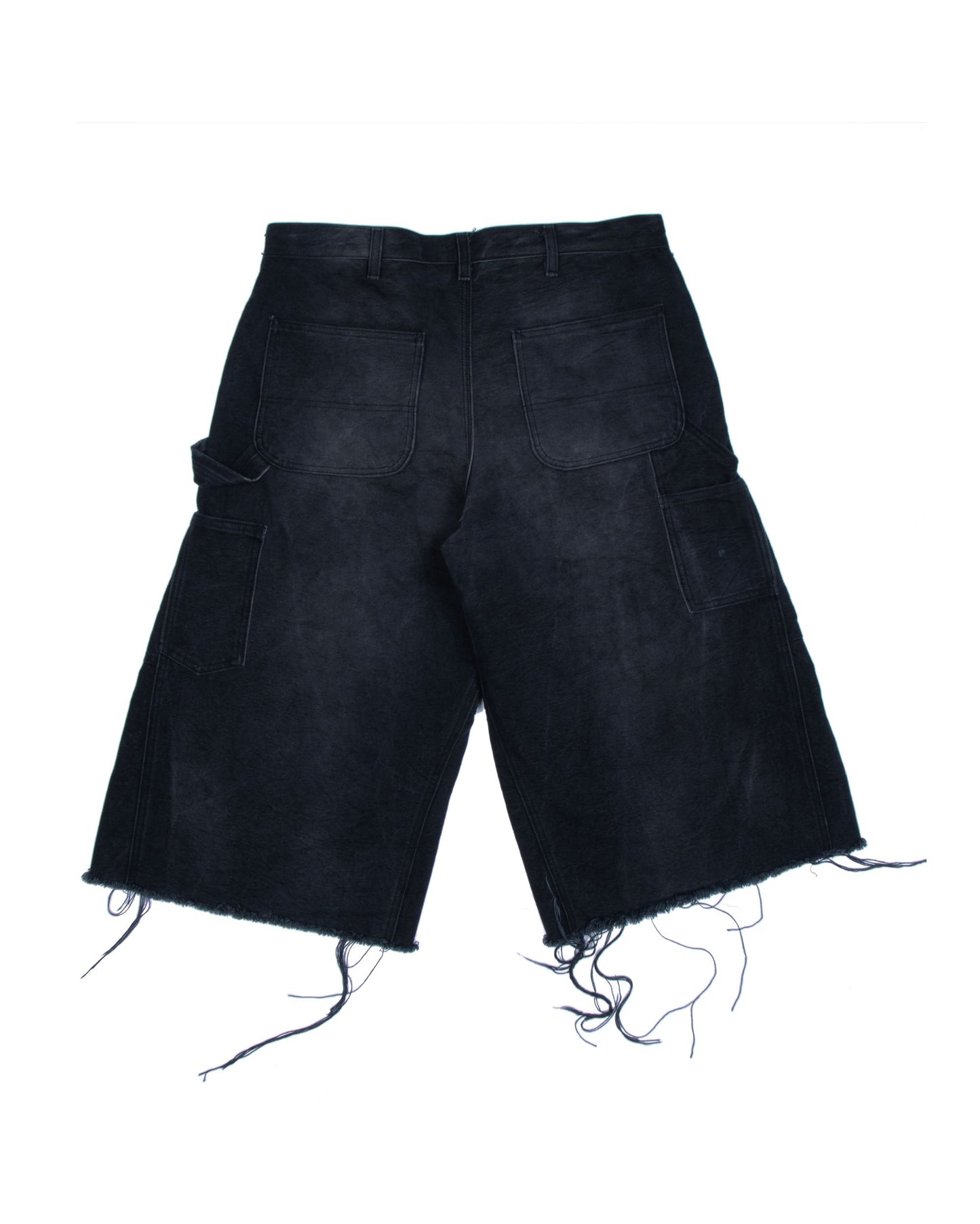 Carpenter Capris Faded & Distressed