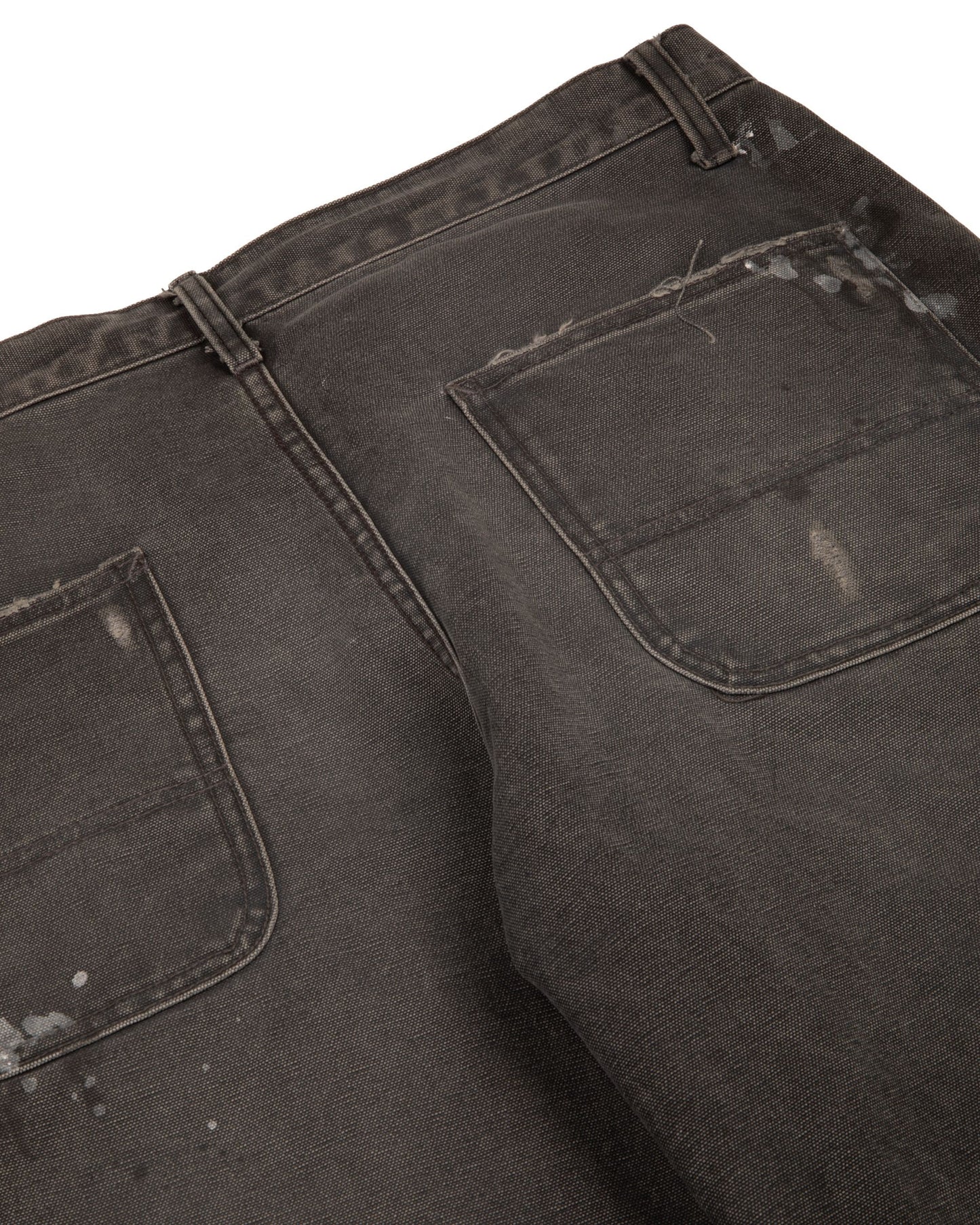 Faded Black Canvas Doubleknees
