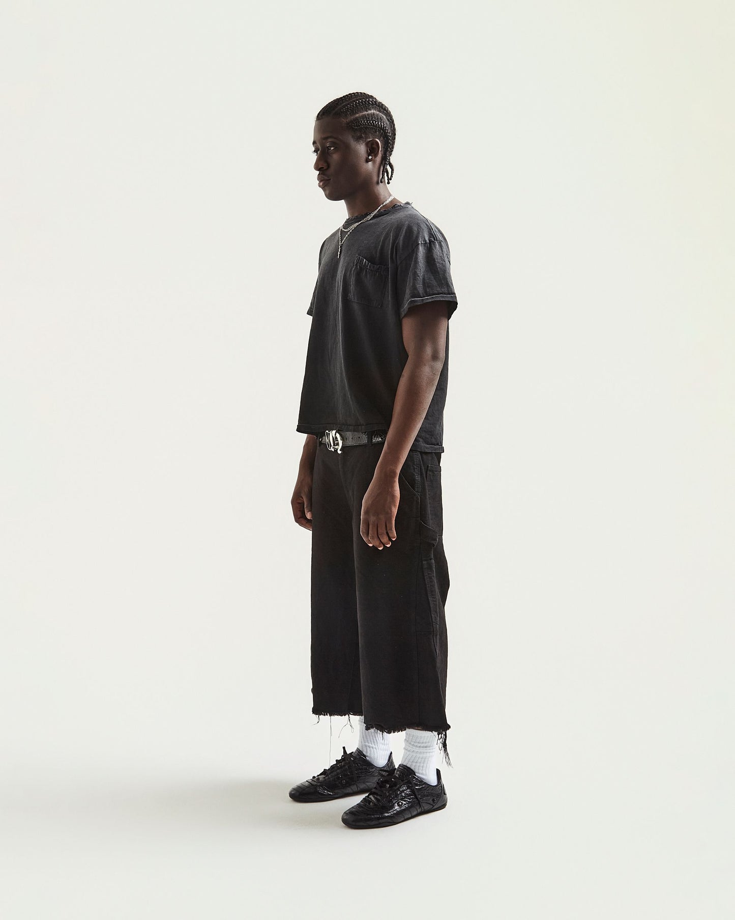 Carpenter Capris Jet Black
