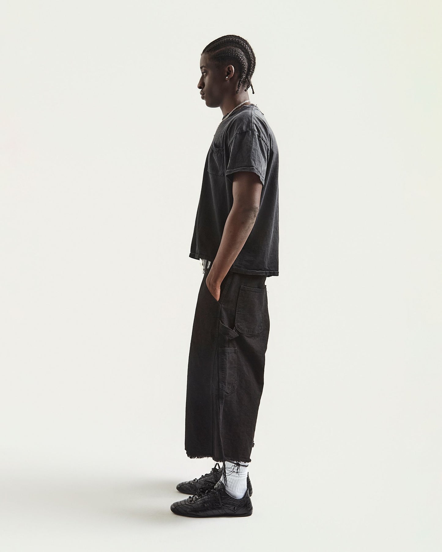 Carpenter Capris Jet Black