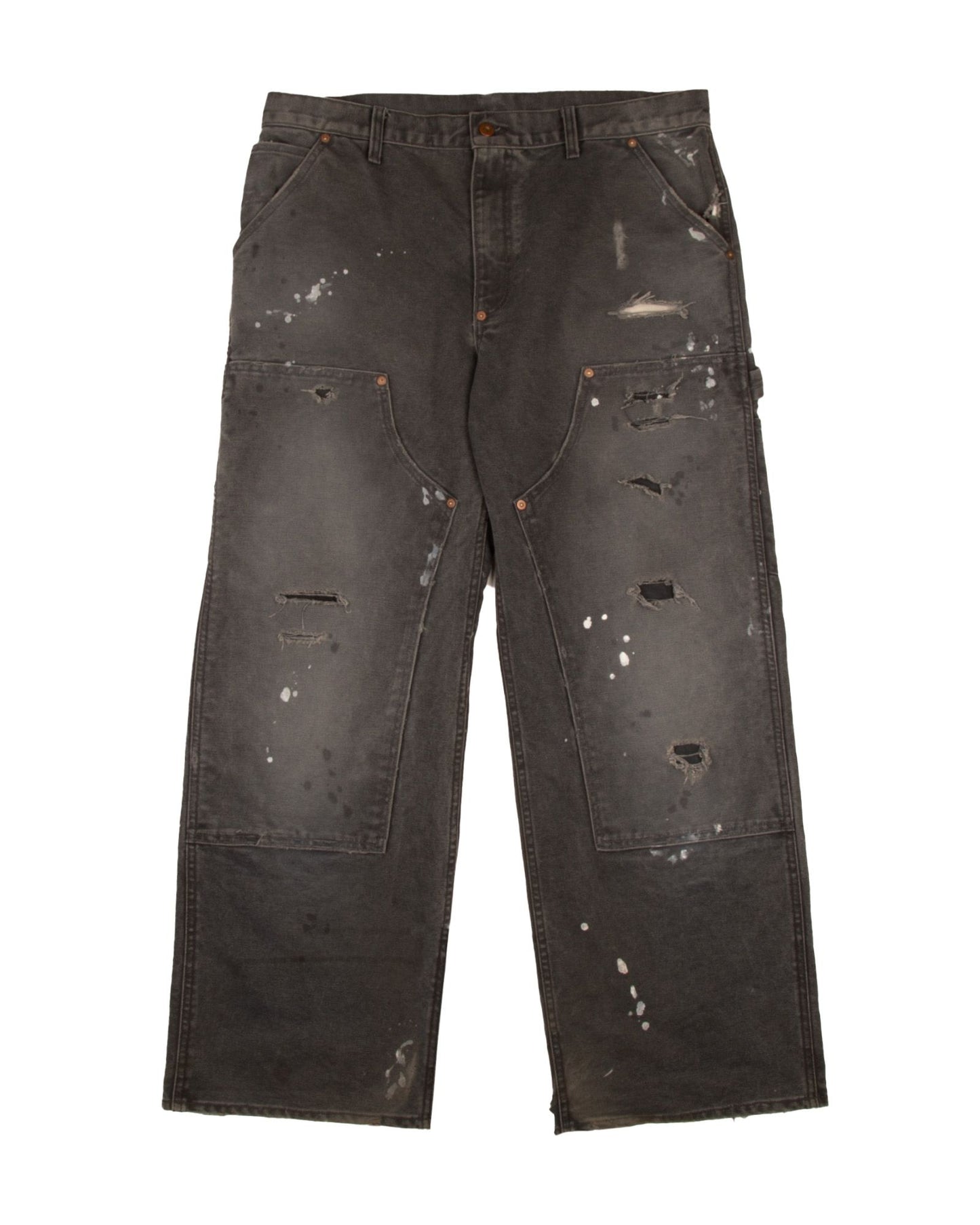Faded Black Canvas Doubleknees