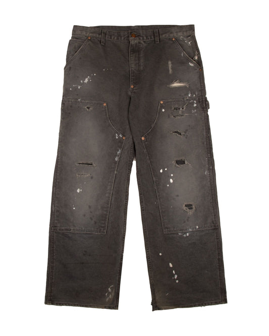 Faded Black Canvas Doubleknees