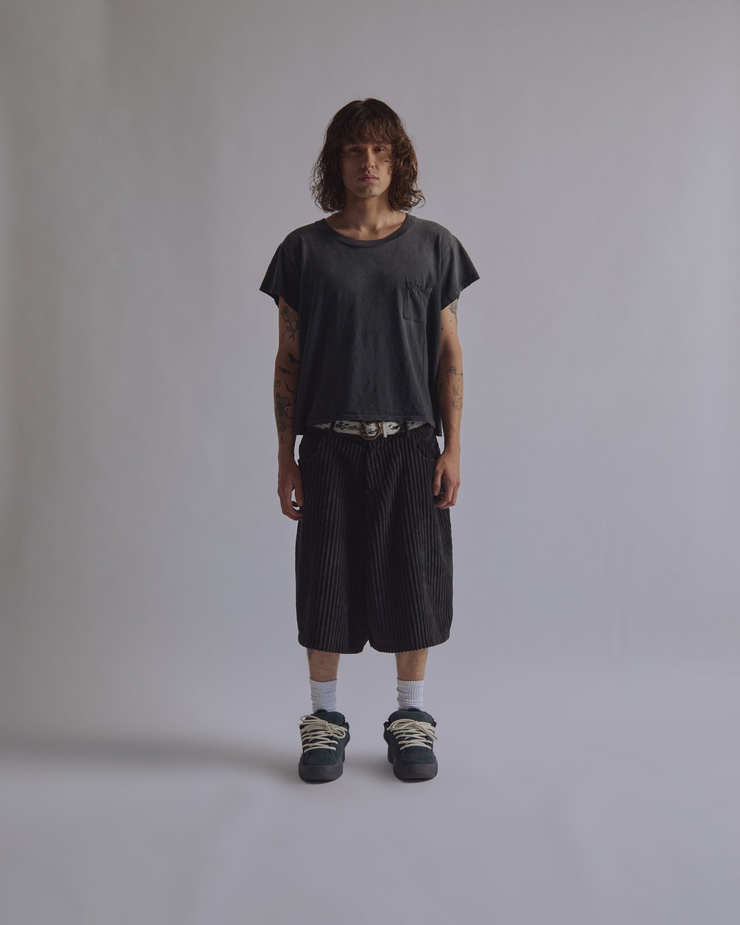 V1 Bagged Tee Black