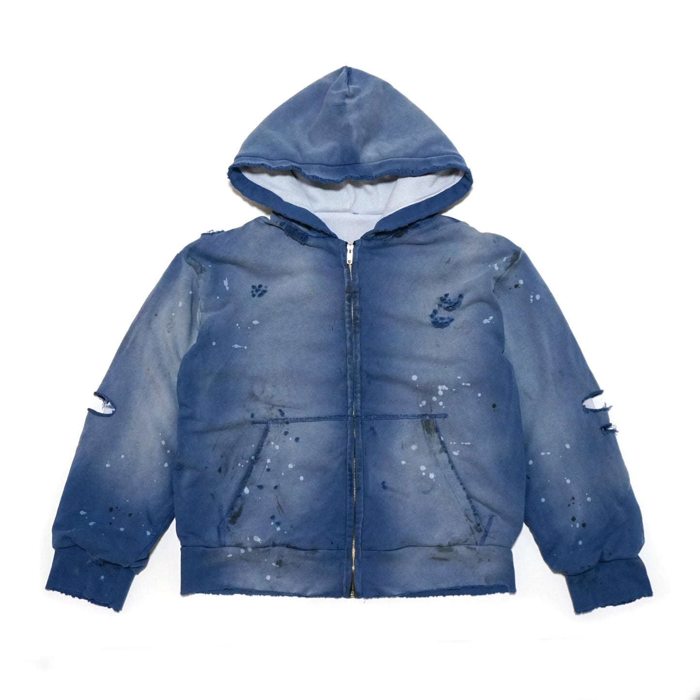 Steel Blue Thermal Lined Zip-Up