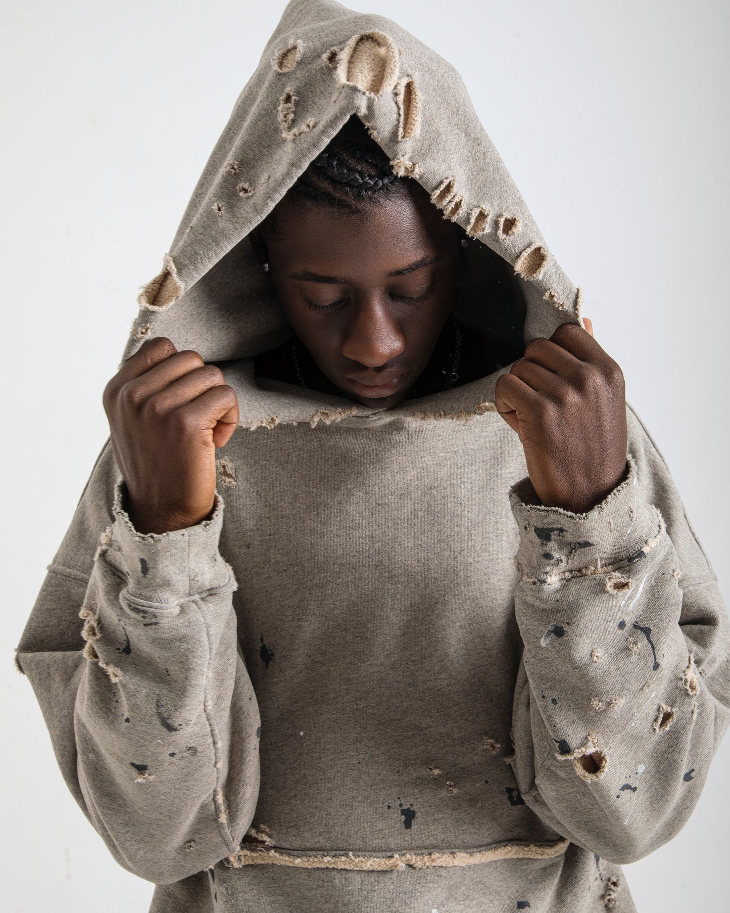 Heather Grey 3G Thermal Lined Hoodie