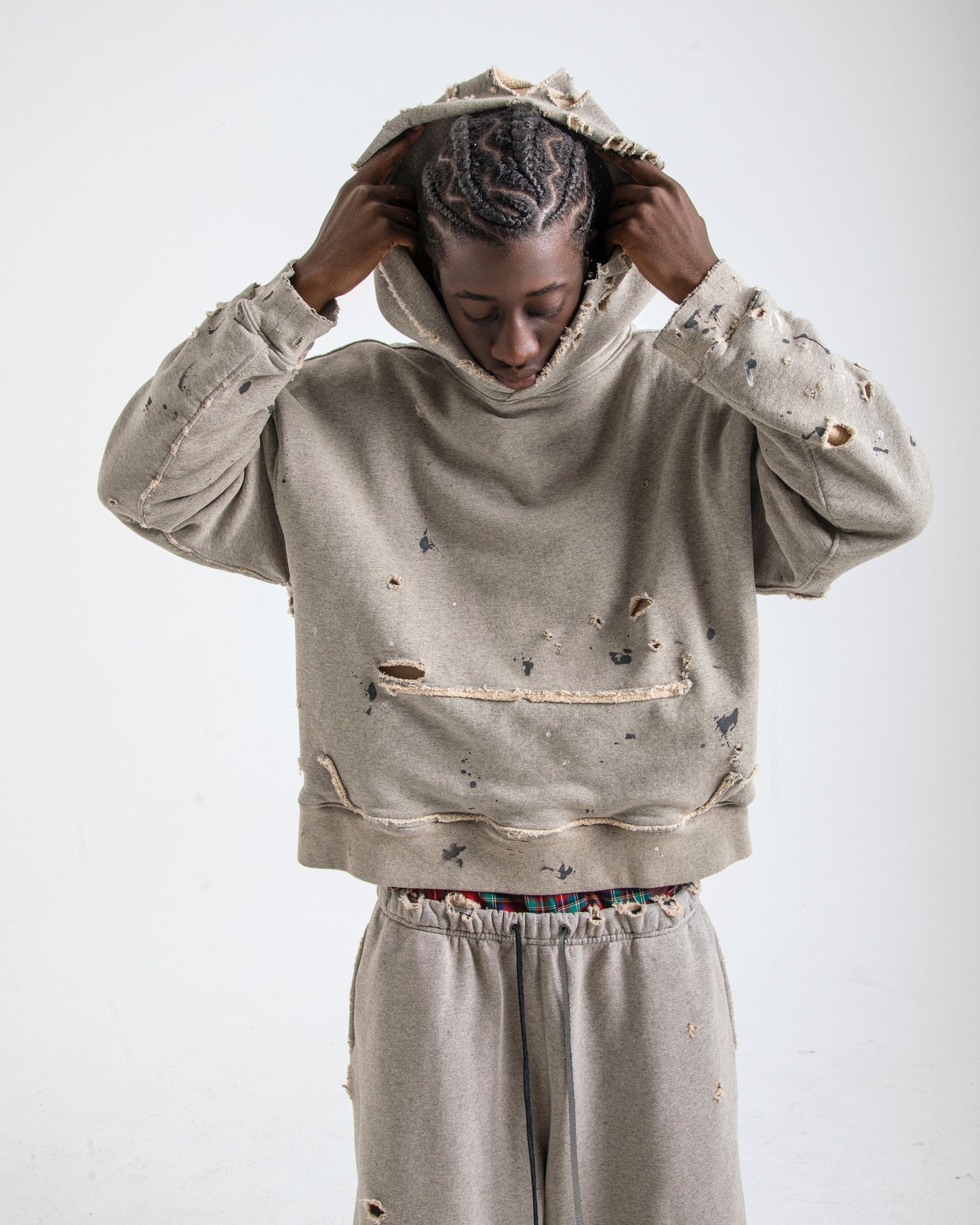 Heather Grey 3G Thermal Lined Hoodie