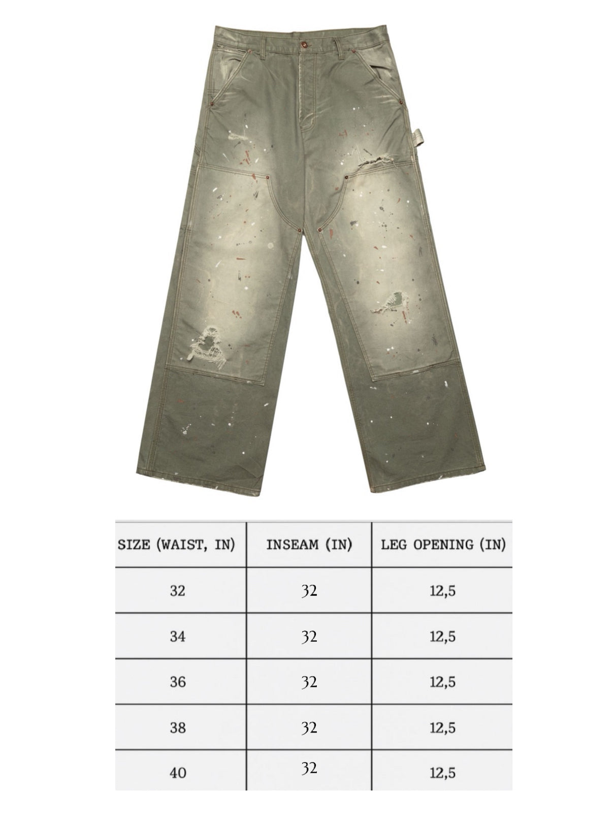 Olive Canvas Doubleknees