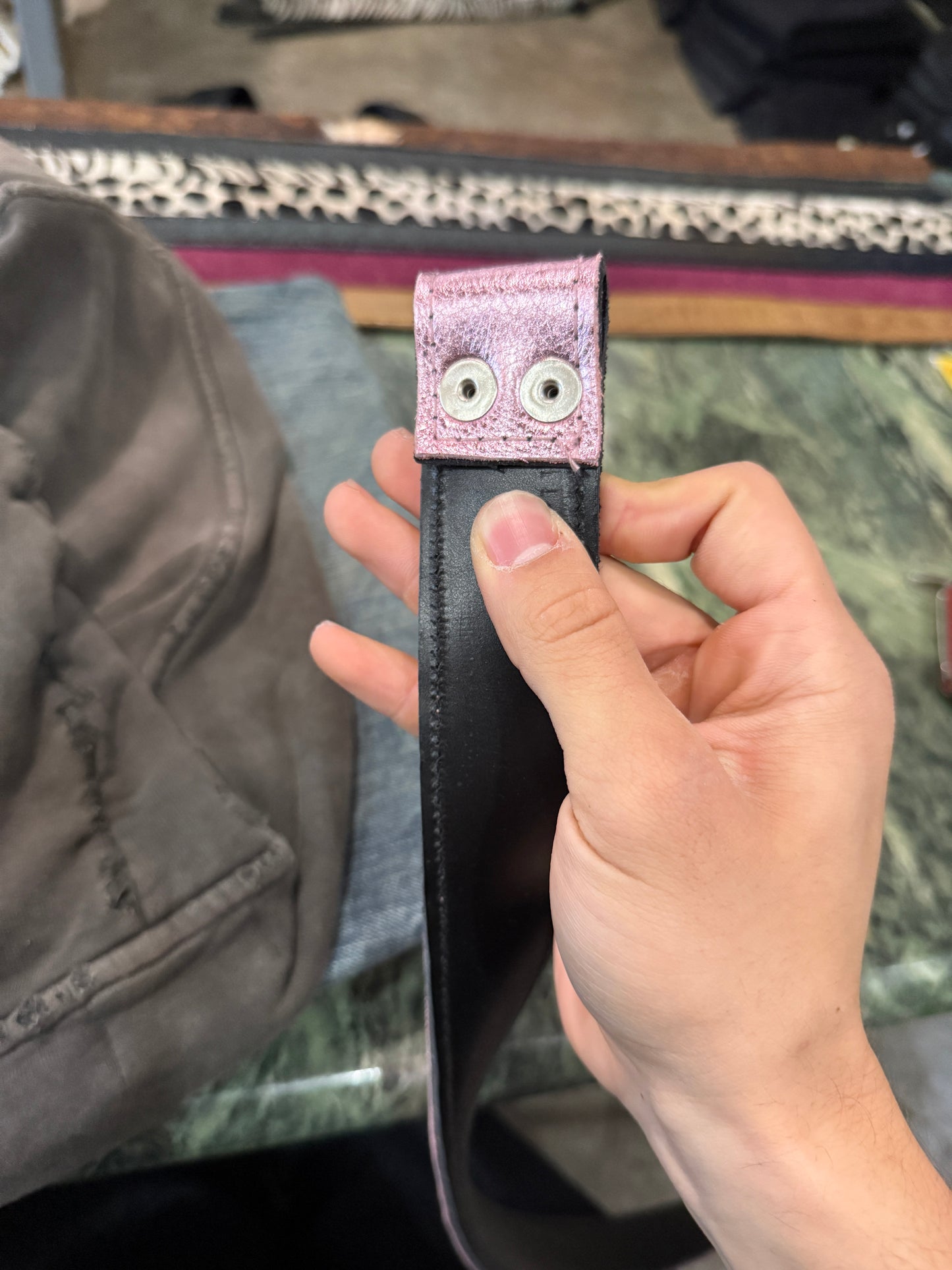 Metallic Pink Strap New Style
