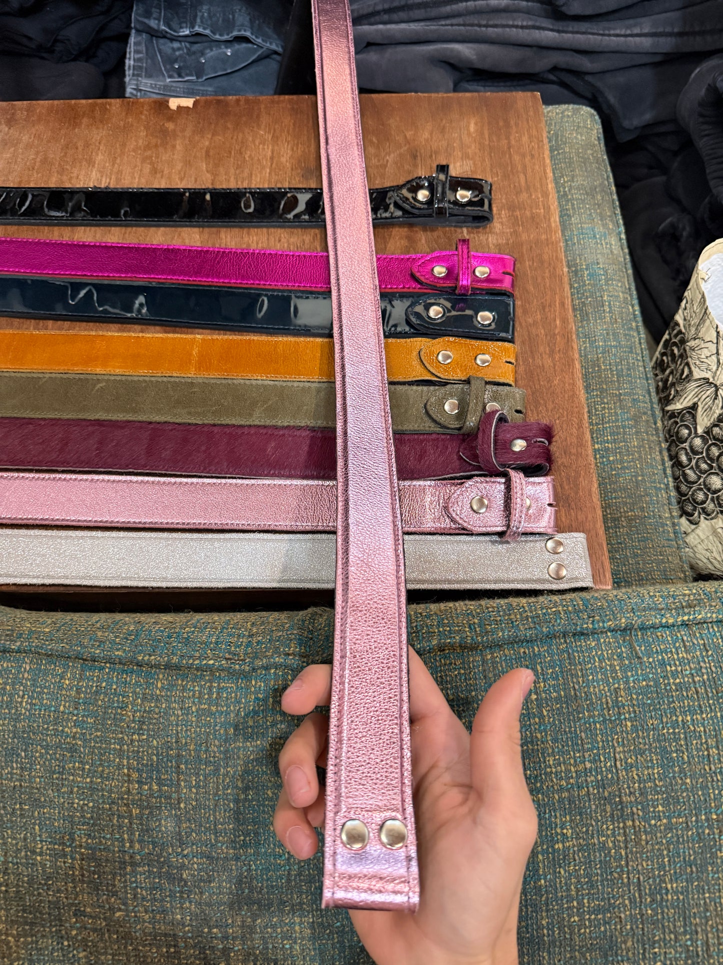 Metallic Pink Strap New Style