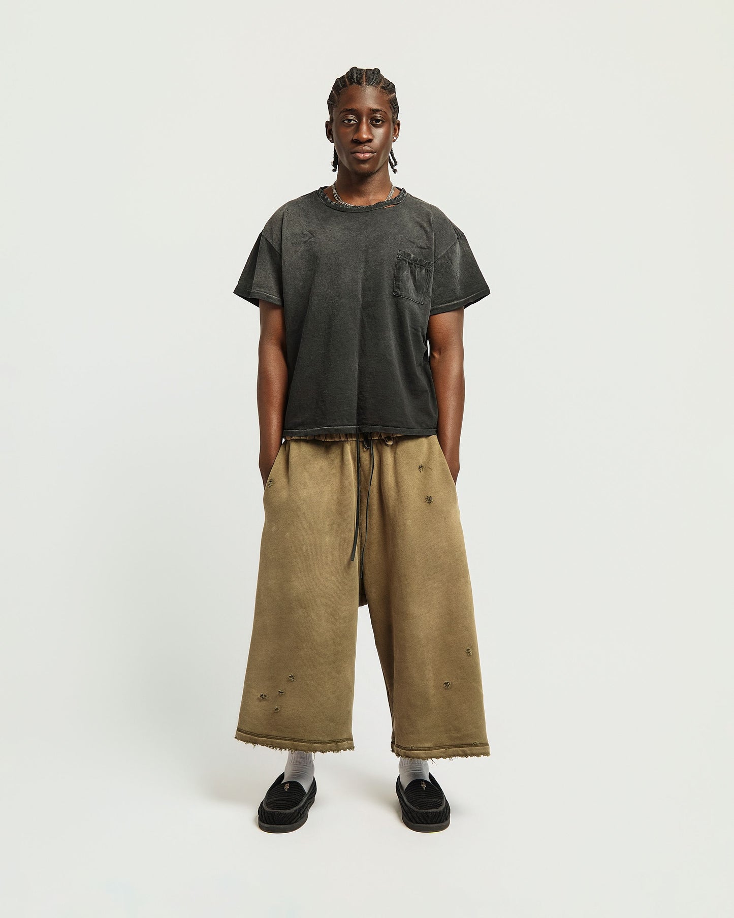 Military Green Sweatshorts
