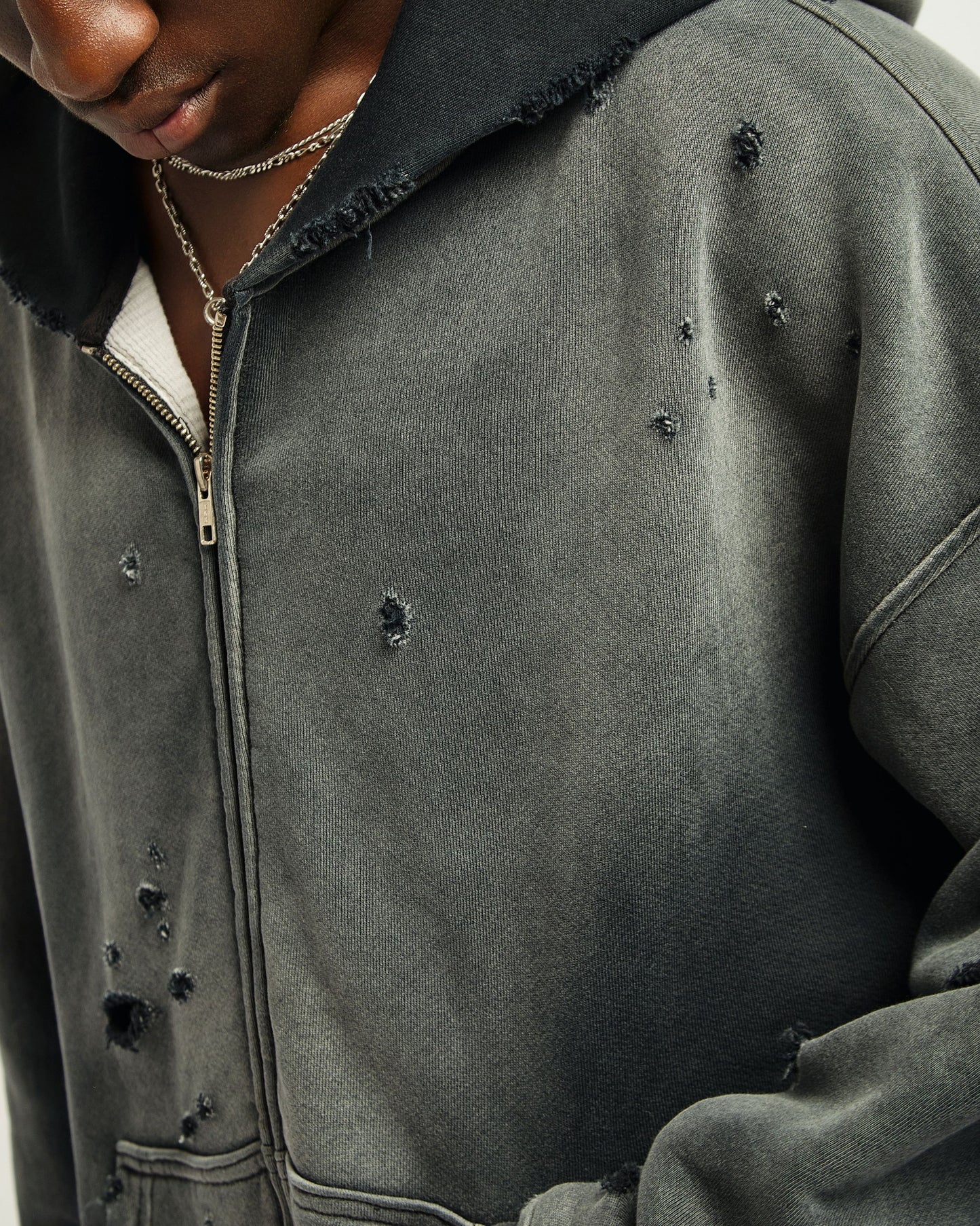 Black Thermal Lined Zipup