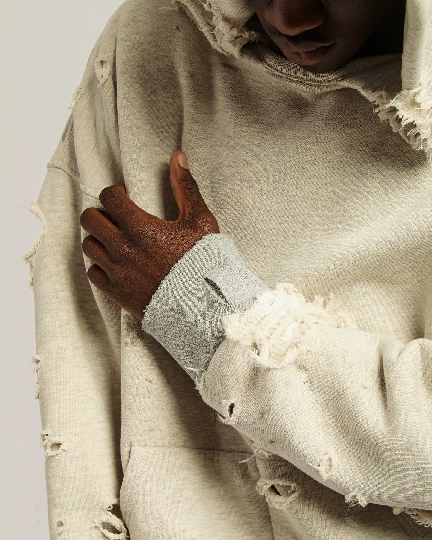 Two Tone Afterhood Hoodie