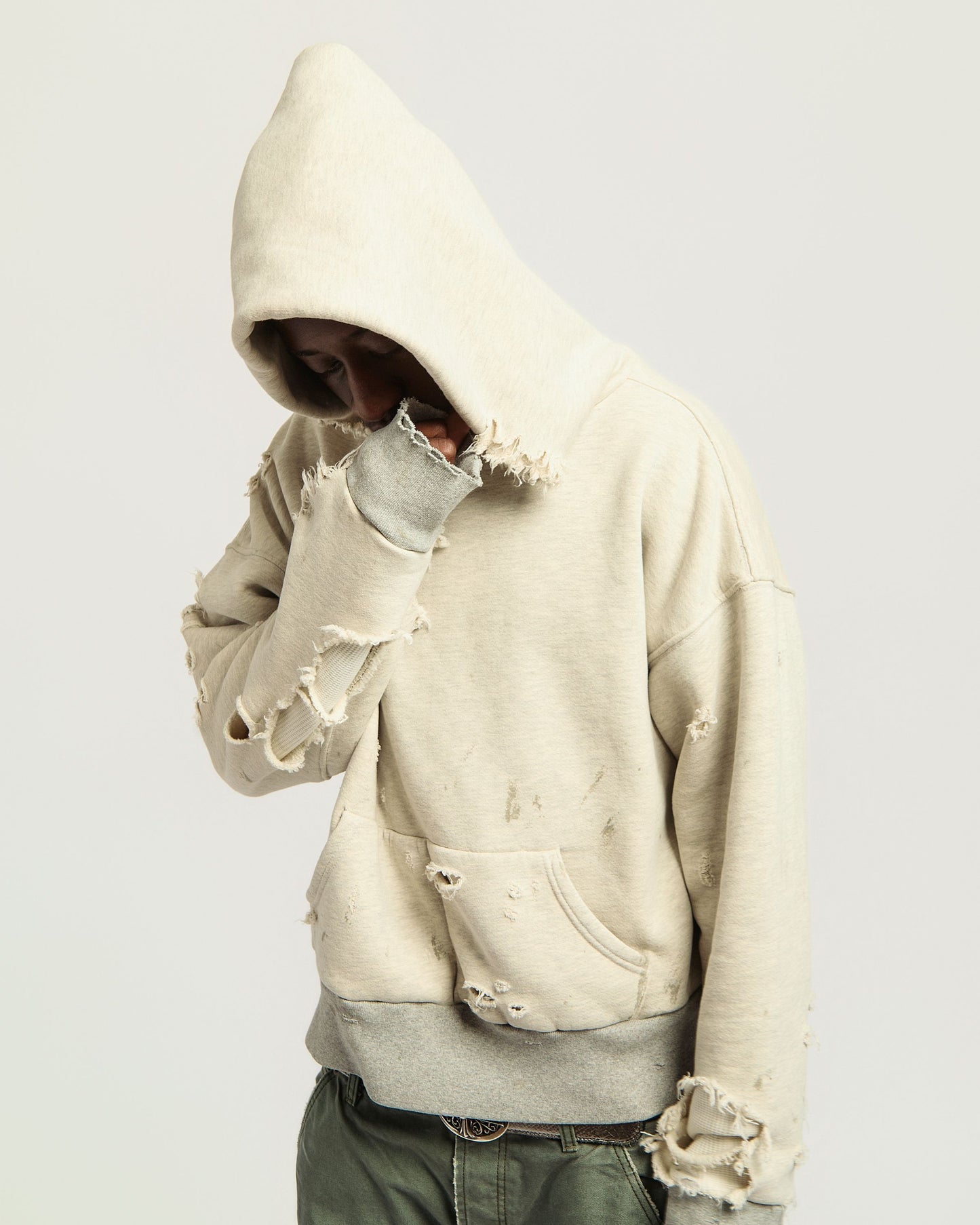Two Tone Afterhood Hoodie