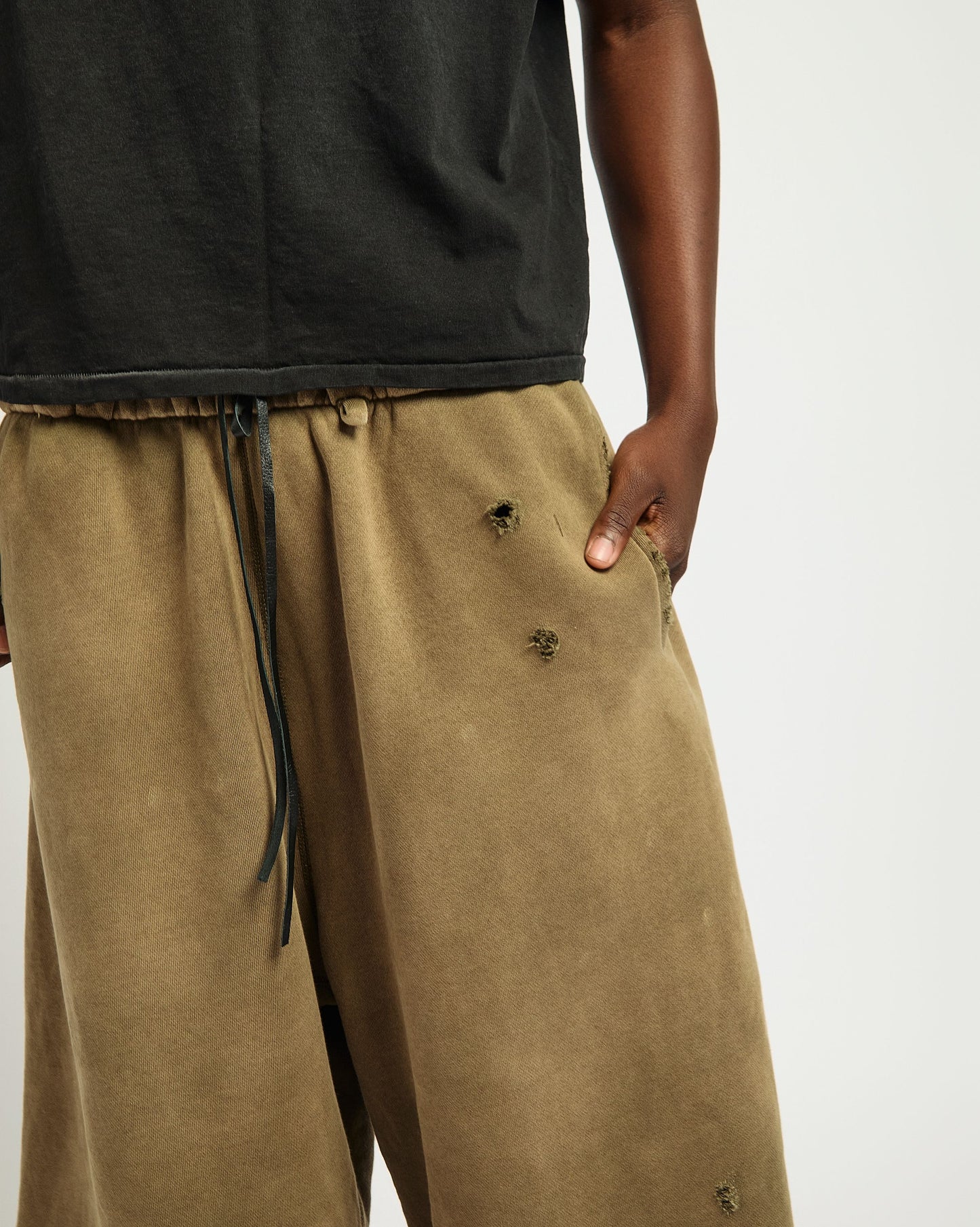 Military Green Sweatshorts