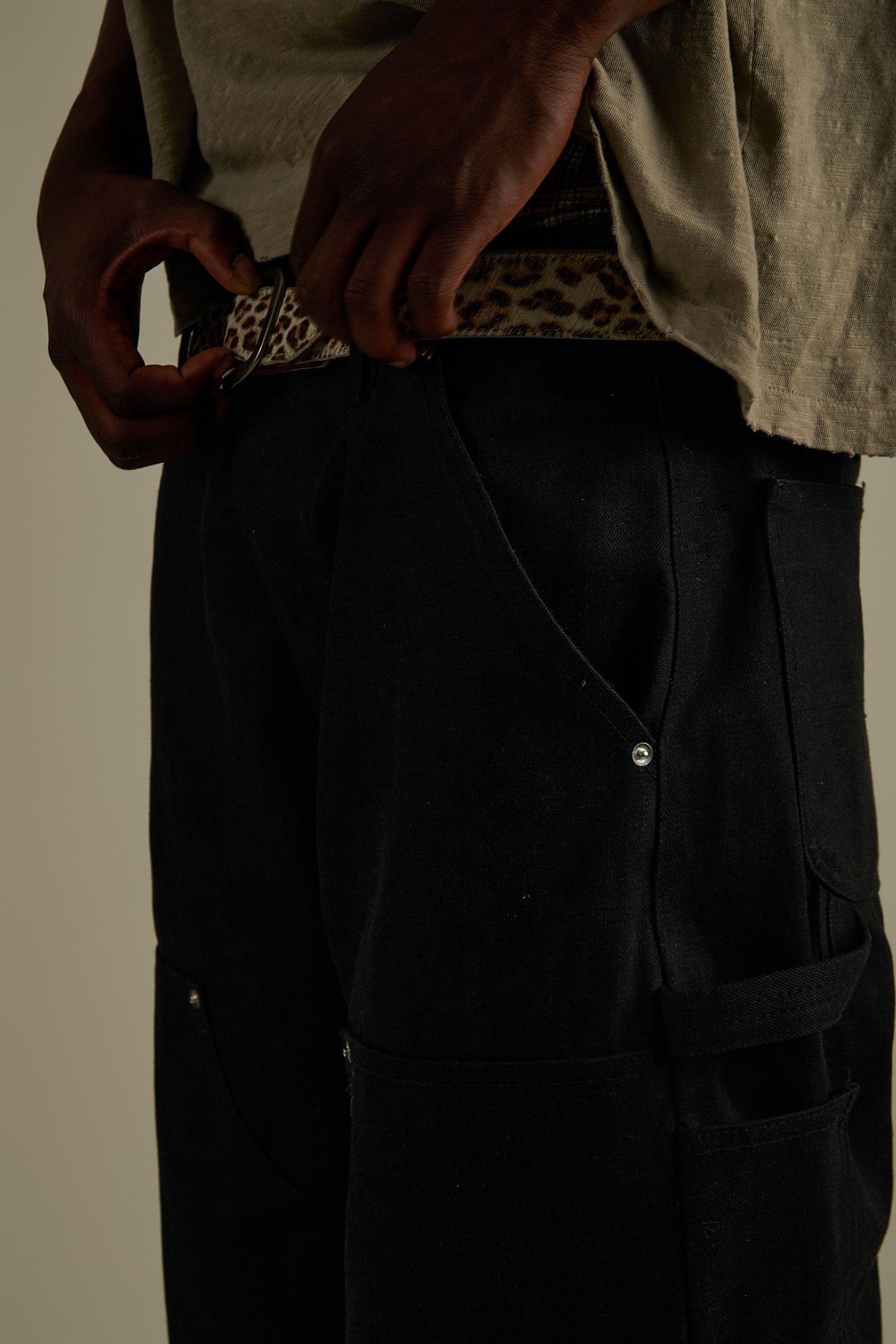 Black Japanese Selvedge Doubleknees (MTO)